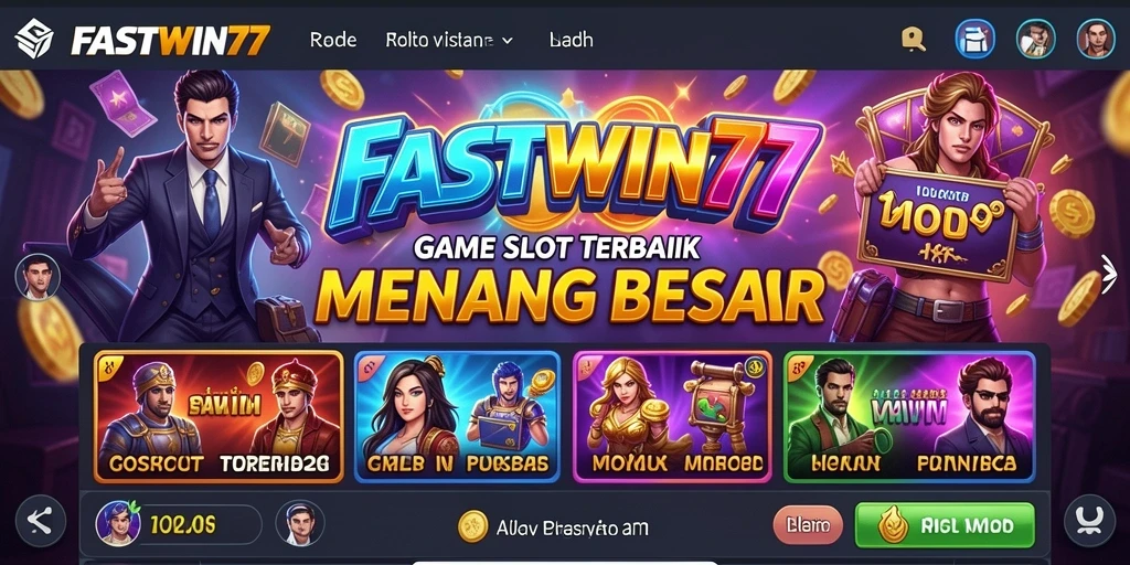 Tampilan gameplay menarik dari game Slot FASTWIN77.
