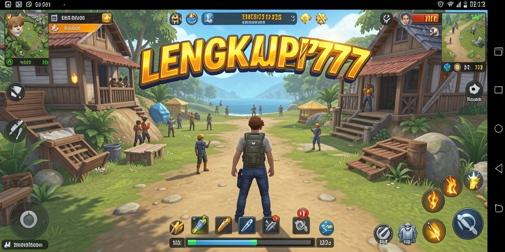 Tampilan gameplay LENGKAP777 yang menyenangkan dan interaktif.