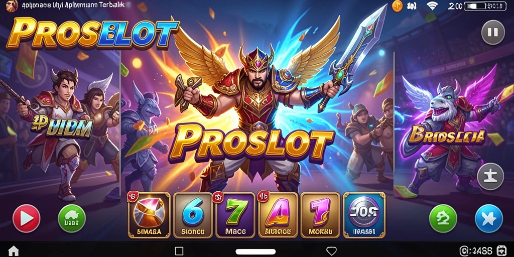 Screenshot utama PROSLOT menampilkan tampilan antarmuka aplikasi Utility yang intuitif.