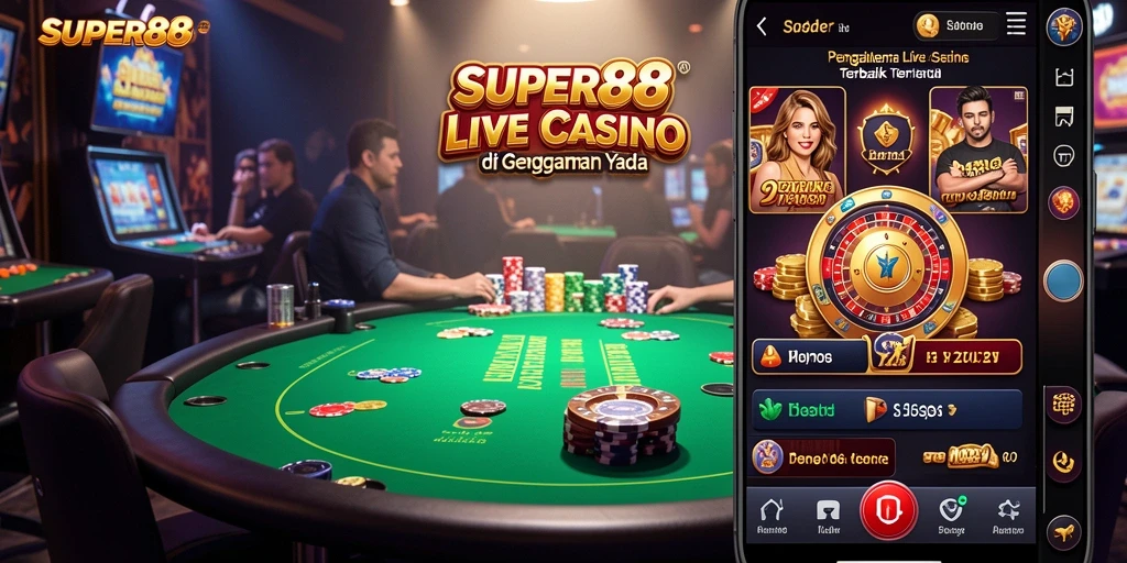 Tampilan gameplay SUPER88 yang menarik dan interaktif di Live Casino.
