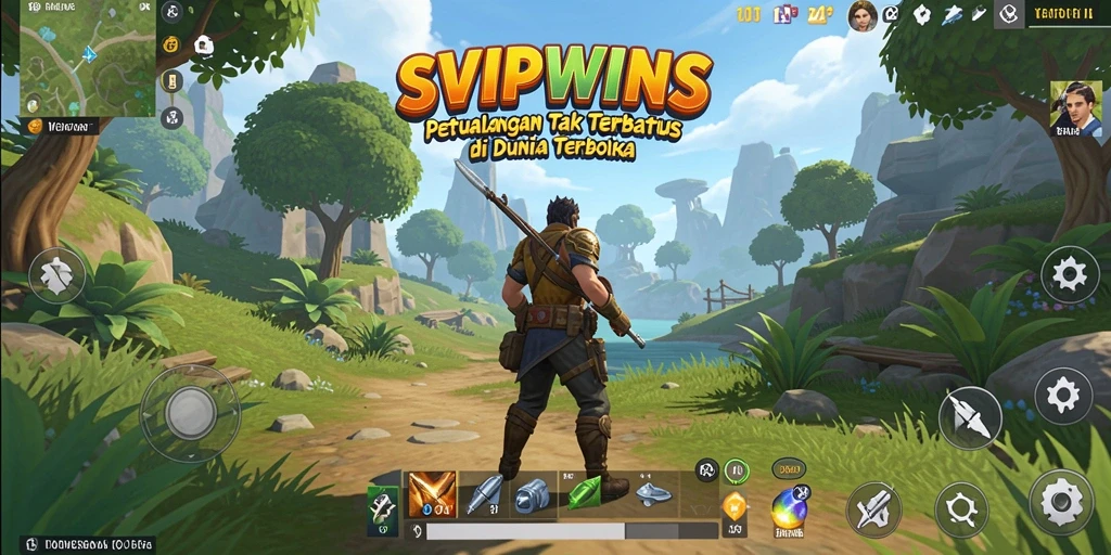 Tampilan gameplay menarik di dunia terbuka SVIPWINS.